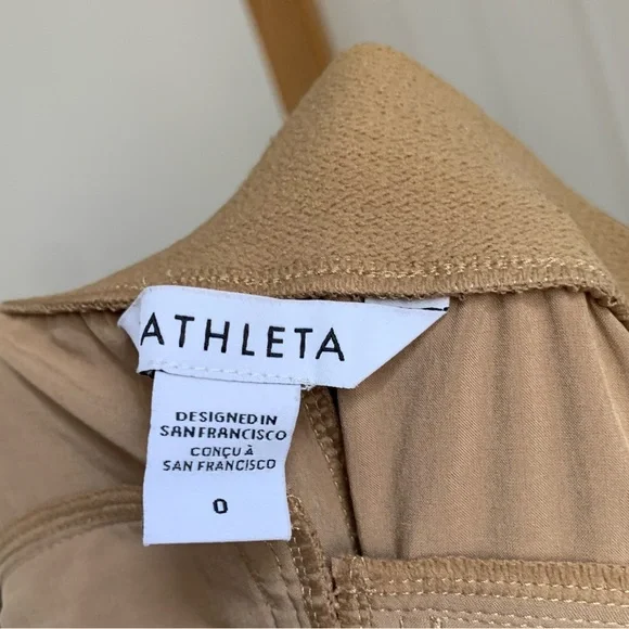Athleta Brooklyn Heights Pant Khaki Tan Size 0 - Picture 8 of 10